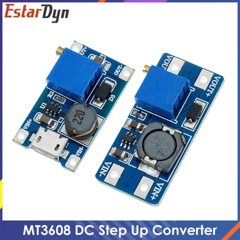 10buc MT3608 DC-DC Step-Up Converter Booster Power Supply Module Impuls Step-up Bord MAX ieșire 28V 2A