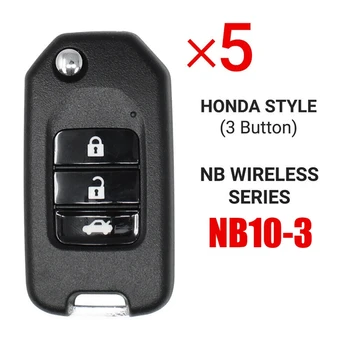 5Pcs KEYDIY NB10-3 KD Cheia de la Mașină Butonul 3 Pentru Honda Pentru KD900/KD-X2 MINI KD/ KD-MAX Programator