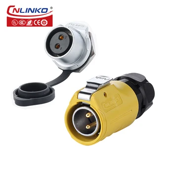 CNLINKO LP20 IP67 2/3/4/5/7/9/12 Pin Conector Impermeabil M20 Montare pe Panou Conector Cablu de Alimentare Plug-and-Socket în aer liber Adaptor