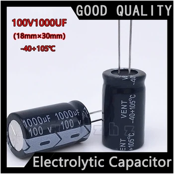 Condensator electrolitic 100V1000UF Nou, Original, de Înaltă Frecvență Durabil Condensator caietul de sarcini 18X30MM
