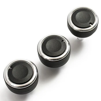 Durabile A/C buton Buton 3 Buc/Set Aer Conditionat Pentru Mazda 2 de Înaltă Calitate ABS Înlocuiește Aliaj de Aluminiu Buton M2