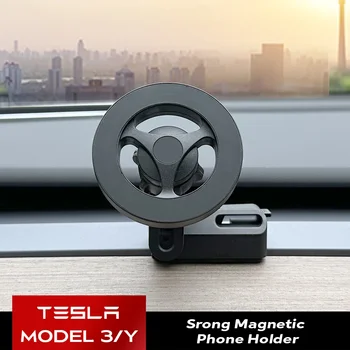 Magnetic puternic Suport de Telefon Pentru Tesla Model 3 Y Magsafe pentru iPhone 14 13 12 Pro Max, cu un Design Unic de Evacuare a Aerului de Bază