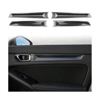 Masina Ușă Interioară Capacul Panoului Ornamental Decorative de Interior Accesorii pentru Honda Civic 11 Gen 2022 2023 - ABS Fibra de Carbon