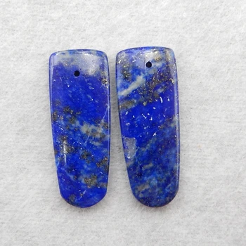 Natural Lapis Lazuli Cercei Margele,Moda Cercei Bijuterii.26x10x3mm4.5g