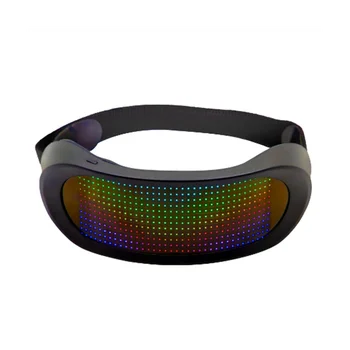 Ochelari cu LED Luminos Masca Bluetooth LED-uri Stralucitoare Ochelari Electronic Vizor Ochelari pentru Petrecerea de Bar Cadou de Paste