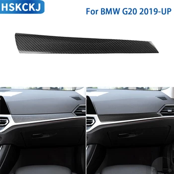 Pentru BMW G20 2019 2020 2021 2022 2023 Accesorii Real Fibra de Carbon de Bord Centru Capacul Panoului de Tapiterie Auto Decoratiuni Interioare