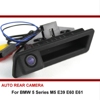Portbagaj Mâner OEM Pentru BMW Seria 5 M5 E39 E60 E61 HD CCD Oglinda Auto de Parcare Inversă de Rezervă din Spate Vedere aparat de Fotografiat Viziune de Noapte