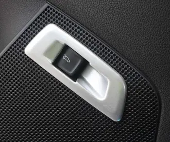 Se potrivesc Pentru Skoda Kodiaq 2017 2018 ABS Mat și fibră de Carbon Coada ușa cutie Comutator Capac Tapiterie auto styling accesorii 1buc