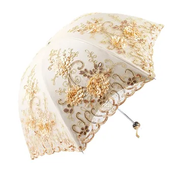 Umbrelă De Soare, Umbrela De Gradina Fete De Plajă În Aer Liber Vintage Umbrella Chineză Windproof De Lux Protectie Uv Ultralight Ombrello Umbrela