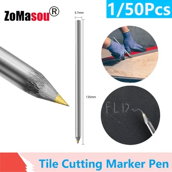 1/50Pcs Aliaj Scrib Pen Carbură Scriber Stilou Metal, Lemn, Sticla Placi de Taiere Marker pentru prelucrarea Metalelor pentru prelucrarea Lemnului Scule de Mână