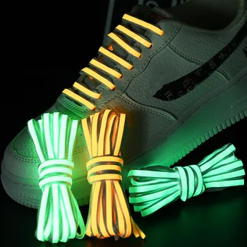 1 Pereche Laser Luminos Șireturile AF1 Adidași șireturi Vibrante Fluorescente Șiret Semicerc Șireturi de Pantofi Accesorii