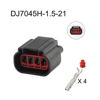 100SET DJ7045H-1.5-21 auto rezistent la apa cablu conector 4 pin auto Plug famale de sex masculin socket Include terminalul de etanșare