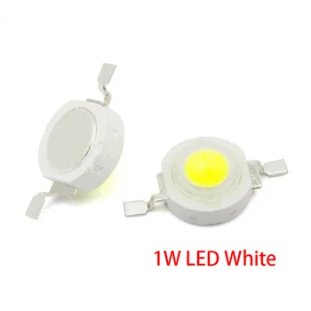 10BUC/LOT 1W LED Alb 3.4 - 3.6 v de mare putere led șirag de mărgele de înaltă luminozitate LED-uri albe Diodă Margele