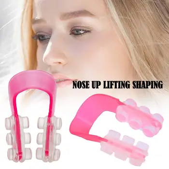 10buc Nas Formator Nasul de Ridicare Mașină de Modelare Pentru Femei Corector Facial Formă de U Nas mai Subtire Frumusete Clip Roz