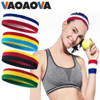 1buc Bentita Sudoare Bandaj pentru Bărbați, Femei, Elastic Respirabil Yoga Banda de Păr pentru Sală de Sport în aer liber de Fitness, Alergare, Ciclism