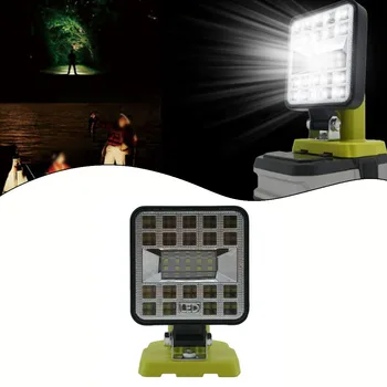 1buc LED Lumina de Lucru Cu LED-uri Lămpi Pentru Ryobi 18V Funcția de Alimentare Baterii Incarcatoare Lumina Echipamente de Instrumente