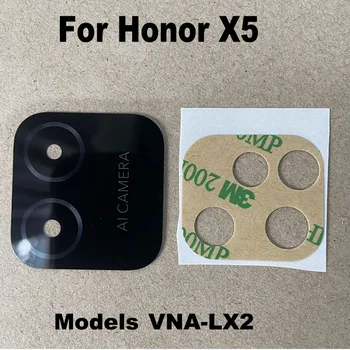 1BUC Pentru Huawei Honor X5 din Spate aparat de Fotografiat Lentilă de Sticlă Acoperă Cu Ahesive Autocolant de Înlocuire