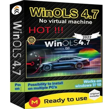 2023 Vânzare Fierbinte WinOLS 4.7 Cu Plugin-uri+2021 Damos +ECM TITANIUM+ immo service tool v1.2 Toate Datele mașină de Software-ul de Reparații Winols