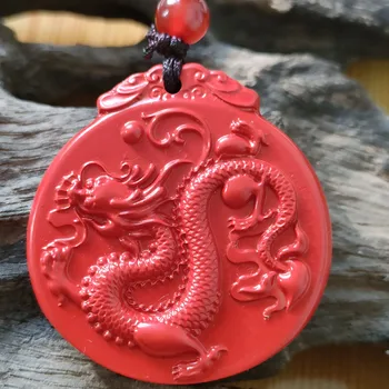 2024 zodiac Chinezesc cinabru dragon pandantiv aparține dragon mascota pandantiv