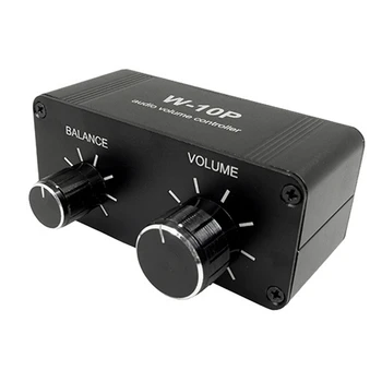 3.5 Mm RCA Portabil Controler de Volum Pre Amplificator W-10P Stereo Dual Channel Audio Stereo Mini Echilibru Muzică Acasă Sunet Durabil