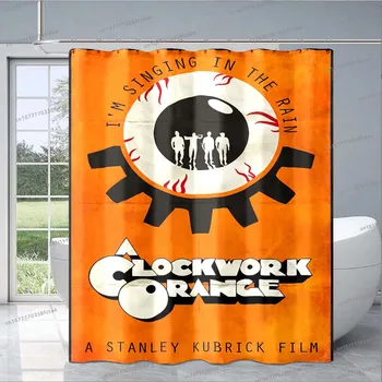 3D a Clockwork Orange Perdea de Dus Retro Film Desene animate Perdea de Duș Adult Copii Baie Moda Decorative Perdea de Duș