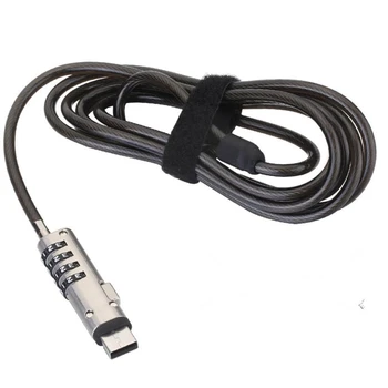 3X 4 Digital Universal de Blocare Laptop USB cu Cablu de Securitate de Blocare Pentru Calculator