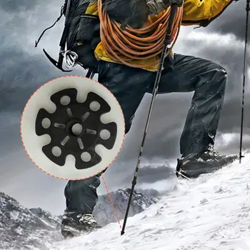 4buc Compact Ultra-light Stick de Mers pe jos Capacul Gărzi Non-deformabile Trekking Pol Noroi de Schi Coșuri Anti-colaps