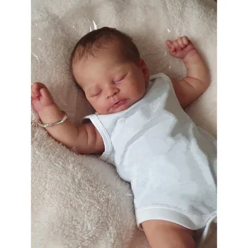 50CM Renăscut Baby Doll Nou-născut Timotei Copil de Dormit Geneza Pictate manual Papusa cu Vene Vizibile Colectie de Arta Papusa