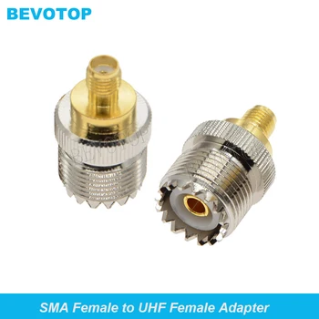 5PCS/Lot Mare Quanlity SMA pentru UHF Adaptor SMA Female să UHF Feminin Adaptor Coaxial RF Conector UHF pentru Adaptor SMA BEVOTOP
