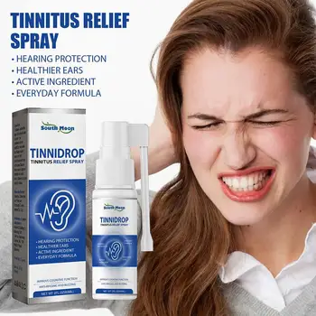 60ml Tinitus Relief Spray Curăța Canalul Urechii Blocaj Tinitus Ureche de Ascultare Lichid de Relief Îmbunătăți Dureri de Curățare Surditate N9G7