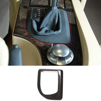 ABS, Fibra de Carbon Mașină de Schimbare a vitezelor Cadru Panou Capitonaj Capac pentru BMW Seria 5 E60 E61 2004-2007