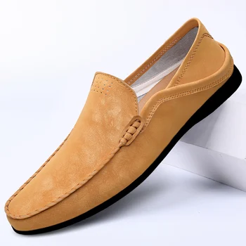 Aluneca Pe Piele pentru Bărbați Pantofi pentru Bărbați Zapatos Hombre Casual Mocasini Mocassin Homme Mocasini Elegant Brand de Lux Italian de Designer
