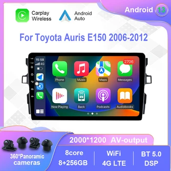 Android 12.0 Pentru Toyota Auris E150 2006-2012 Radio Auto Multimedia Player Video de Navigare stereo GPS Carplay Nu 2din 2 din dvd