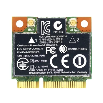 AR9565 placa Wifi QCWB335 Mini PCIE Bluetooth 4.0 150Mbps, 2.4 G Pentru XP, Win7, Win8 Sistem Linux