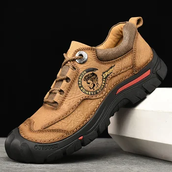 Barbati Brand de Lux în aer liber, Camping, Drumeții Pantofi de Calitate Superioară din Piele Adidasi Sport Noua Moda de Călătorie Barbati Pantofi Casual