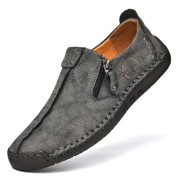 Barbati Casual din Piele Pantofi Confortabil Anti-alunecare Pantofi Plat din Piele Moale Pantofi de Vânzări la Cald Livrare Gratuita de Pantofi pentru Bărbați de Mari Dimensiuni
