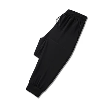 Barbati Primavara Toamna Talie Mare Solidă Cordon Shirring Buzunar cu Falduri Sport Casual Pantaloni de Moda Liber Birou Doamnă Pantaloni