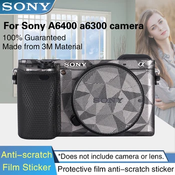 Camera Pielea Decal Folie de Protectie Pentru Sony ILCE-A6300 A6400 Camera Pielea Decal Autocolant Protector Anti-zero Film de Acoperire