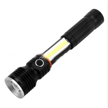 CB02 Puternic Multifuncțional XML-Q5 COB Led lanterna Lanterna rezistent la apa Lanterna Munca Lampa cu Magnet Coada de Baterie 18650