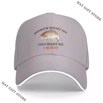 Cele mai bune Femei vrei, pește vrei Capac Șapcă de Baseball Capac pălărie hip hop dimensiuni Mari, pălărie, șapcă de baseball pentru barbati Femei