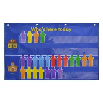 Copilul Participarea Buzunar Diagramă De Clasă A Spori Rata De Participare A Verifica Cine Este Aici, Astăzi, Cu 36 De Oameni Drăguți, Care Se Șterg Card