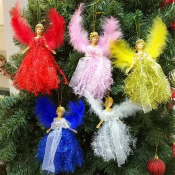 Crăciun Înger Pandantiv Agățat Îngeri Ornamente Pentru Pomul De Craciun Pomul De Crăciun Înger Topper Cu Manual De Vacanță Înger
