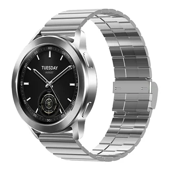 Curea de Metal pentru Xiaomi Watch S3 din Oțel Inoxidabil Curea pentru xiaomi watch S2 Bratara pentru Xiaomi Ceas S1 Activ Pro Trupa Încheietura mâinii
