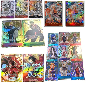 Diy One Piece Anime Rare Cardul De Casă Luffy Hancock Zoro Shanks Robin Desene Animate Pentru Colectarea Flash Card Cadou De Crăciun