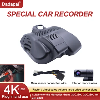 DVR auto Dashcam HD 4K 2160P Plug-and-play WIFI Video recorder pentru Mercedes-Benz GLC260L GLCX254 4matic 2023 Controlate prin apli