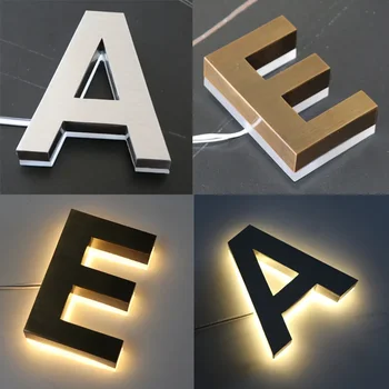 Fabricarea obiceiul 3D Luminos Personaje de Semnalizare cu Led-uri Profesionale Semn Filtru de spumă litere litere volumetrice led, litere