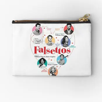 Falsettos 2016 Poster Cu Fermoar Pungi De Buzunar Pentru Femei Portofel Șosete Bărbați Ambalare Depozitare Cheie Pungă Mică De Bani Cosmetice Pure Monede