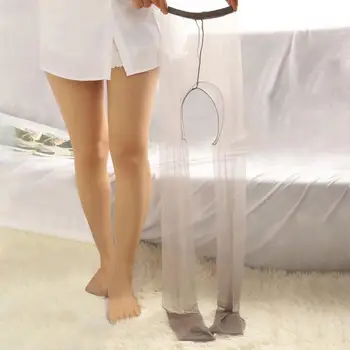Femei Ciorapi Sheer Deschis Picioare Ultra Subțire de Culoare Solidă Sexy Gol Vedea Prin Elastic Ciorapi pentru Acasă