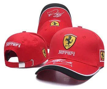 Ferrari F1 Racing Club de motocicliști Brodate Capac Parasolar Exterior de protecție Solară Bărbați și Femei de pălărie