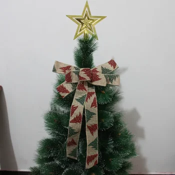 Fierbinte Imitație Lenjerie De Crăciun Arc Decorare Pom De Crăciun Pandantiv Cameră Decor Funda Mare De Crăciun Consumabile